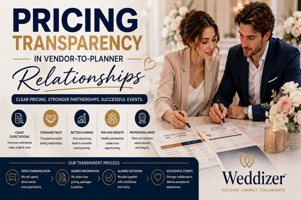 Pricing Transparency in Vendor-to-Planner Relationships: Building Trust for Better Weddings